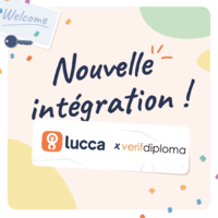 Nous sommes heureux de vous annoncer notre collaboration avec Lucca, une étape clé pour rendre la vérification des diplômes et des prises de références plus simple, rapide et sécurisée. 🎯