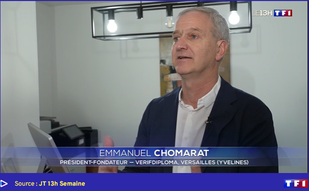 Interview verifdiploma avec TF1 